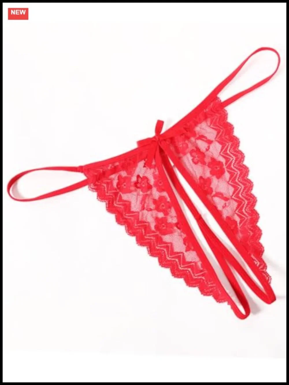 Women's Sheer Lace Babydoll Chemise Sleepwear with G-string
